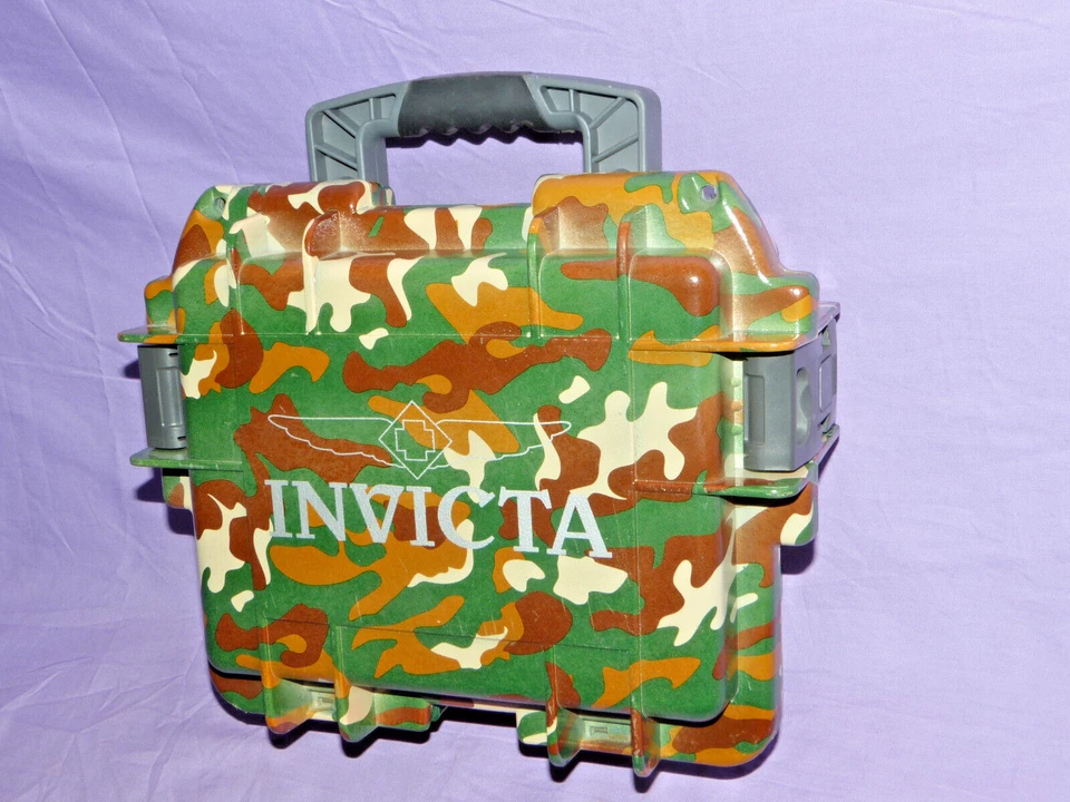 INVICTA 3-Slot WATCH CASE Box Limited Edition Camo waterproof drybox - Image 2 of 4