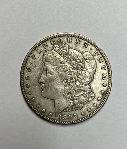 1902  Morgan Silver Dollar  Extra Fine