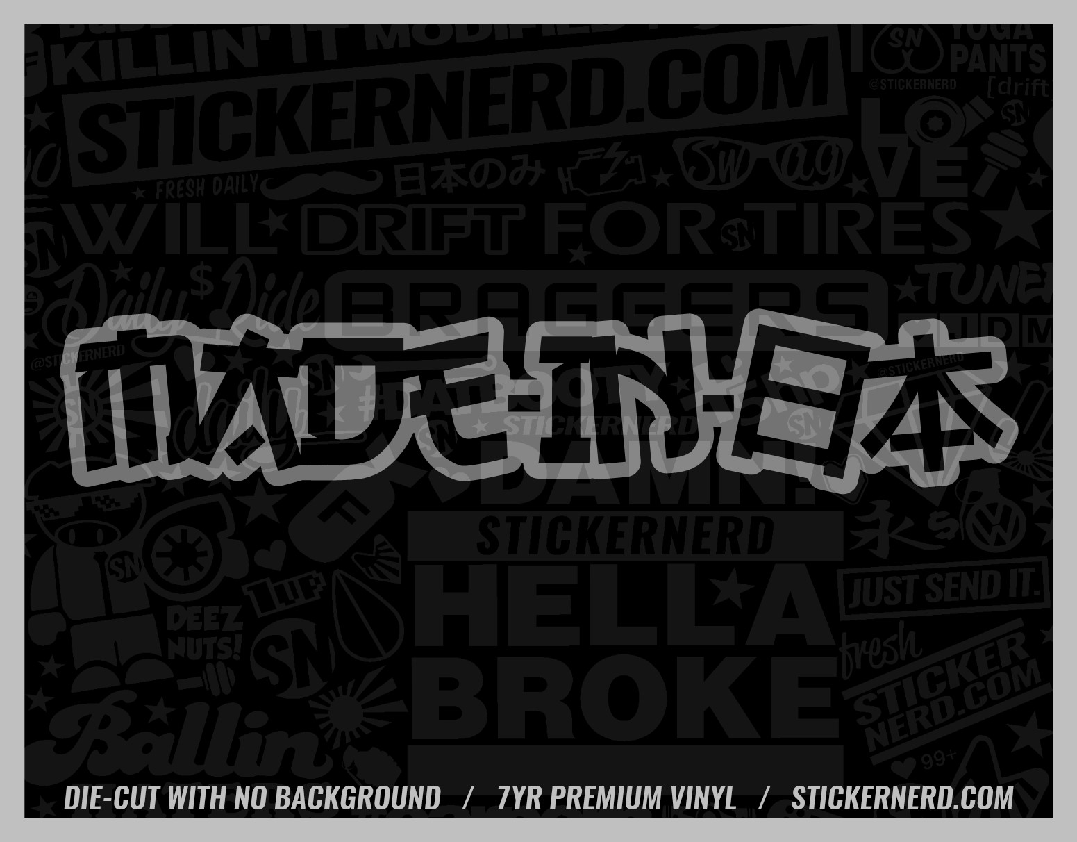 MADE IN JAPAN Barcode Sticker Decal Vinyl Jdm Haters Upc - Foto 7