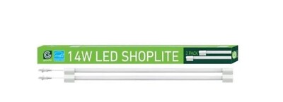 Greenlite LED Contemporary 2 Set Shop Light 14W 4000K Cool White Indoor Outdoor