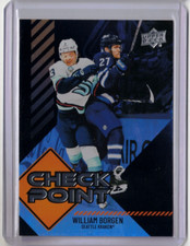 WILLIAM BORGEN 24/25 2025 Upper Deck Check Point Insert #CP-20 BLACK SP 1:288/p