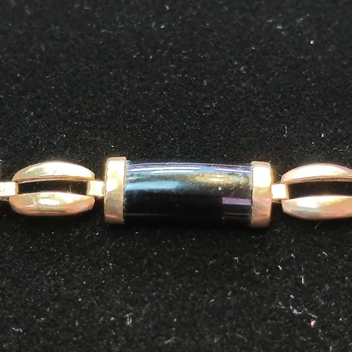 Jade Link Armband 14 Karat Gold - Bild 6 von 12