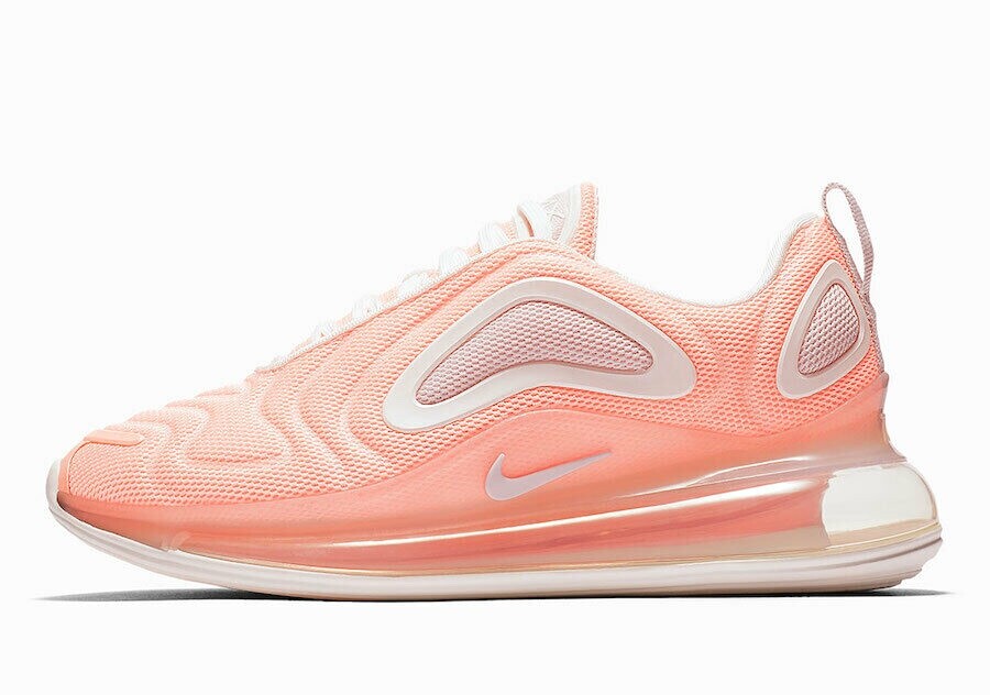 Nike Air Max 720 Running Shoes Women Sz 6.5 Pink Coral Summit