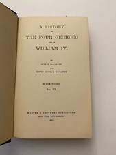 OA7) History of the Four Georges and William IV King England 1901 HC