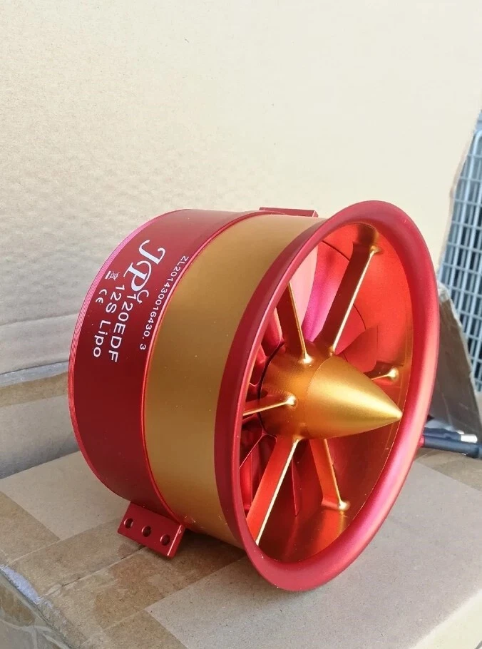 JP Hobby Full Metal 120mm 12 Blade EDF Fan Unit 12S Brushless Motor For Jets 14S - Image 2 of 4