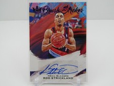 ROD STRICKLAND 2020-21 COURT KINGS BRUSH STROKES AUTOGRAPH AUTO PURPLE #18/35
