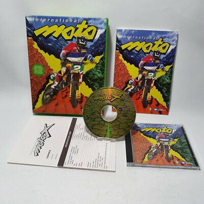 International Moto X PC CD Rom Spiel Original Big Box Warner Interactive