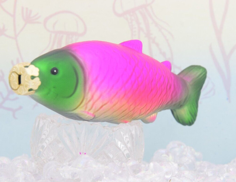 Rainbow Trout Fish Glass Christmas Ornament