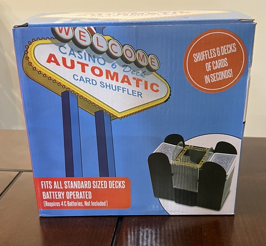 Brybelly SIX DECK AUTOMATIC CARD SHUFFLER eBay