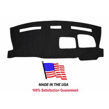 Black Carpet Dash Mat Cover for Chevy Van Express 3500 2003-2015 USA Made