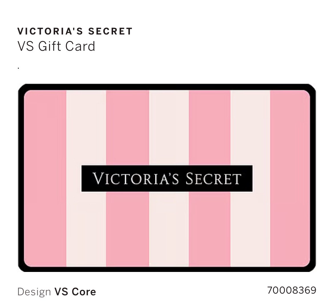 Victorias Secret Gift Card Giftcard - $100 NEW Bra 32B Thong S M L | eBay