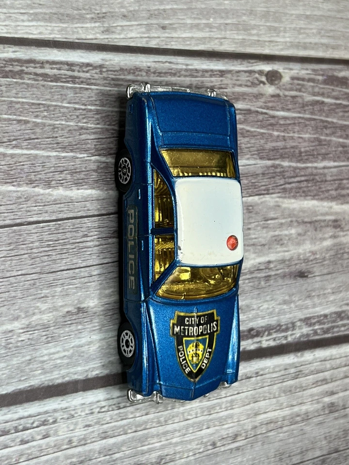 Rare Corgi Juniors #17 Superman City of Metropolis Police Car Buick Regal Blue - Image 2 of 3
