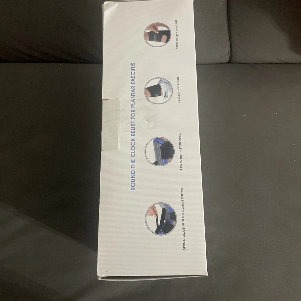 Kit de cuidado de férulas nocturnas AirHeel/dorsal - alivio durante todo el reloj, mediano Foto 3 de 4