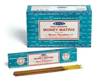 Satya Sai Baba Nag Champa Money Matrix Incense Sticks Agarbatti 180 Grams Box