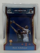 2020-21 Panini Donruss Optic Air Defense Bam Adebayo #2 Miami Heat