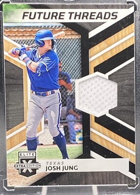 2022 Panini Elite Extra Edition - Future Threads #FT-JJ Josh Jung (MEM, RC)