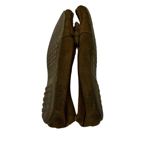Mocasines sin cordones de cuero para mujer Minnetonka talla 7,5 marrones 69922 - Imagen 6 de 9