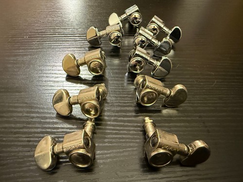 Lot of 10 vintage Grover Rotomatic Milk Bottle Tuning keys