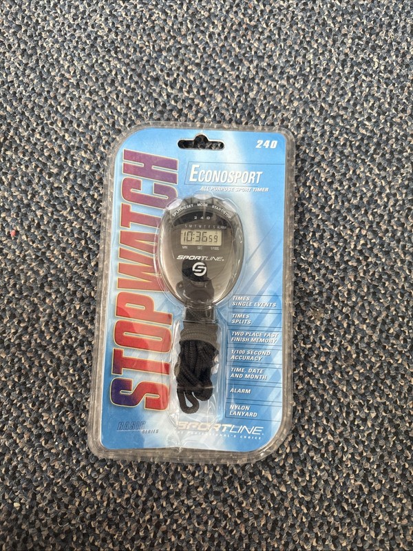 Sportline 240 Econosport Stopwatch Black