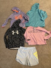Lot Of Girls Athletic Clothes Under Armour Size Large