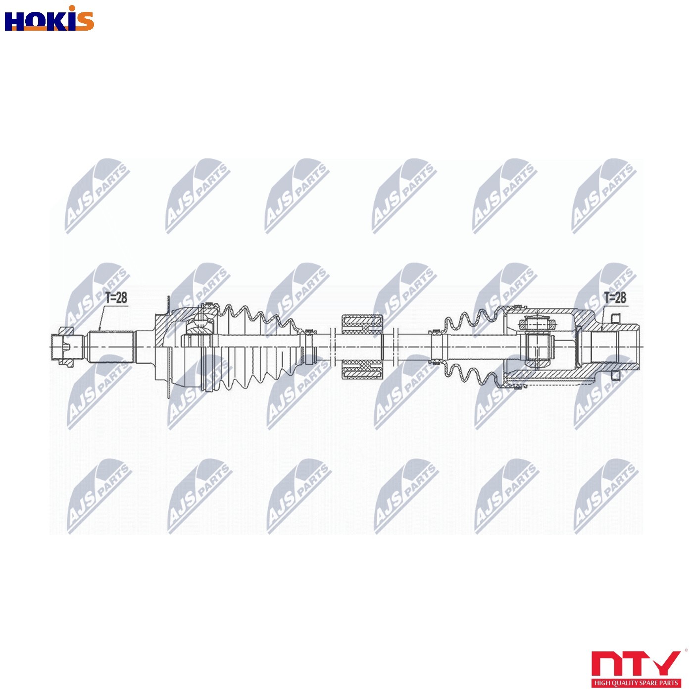 Drive Shaft Right for SUZUKI SX4 1.6 13-, VITARA 1.6 15- OE T68550 - Image 6
