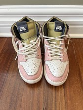 Air Jordan 1 Women's Sneakers Retro High, Pink Size 10