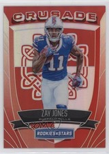 2017 Panini Rookies & Stars Crusade Red 24/99 Zay Jones #20 5by