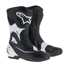 Stivali Da Moto Alpinestars SMX S Colore: Nero/Bianco Taglia: 48