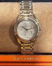 NEW Tory Burch The Miller Gold-Tone Stainless Steel Bracelet Watch 32mm TBW7220