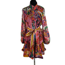 Zimmermann Women's the Lovestruck Mini Dress Size 2 UK 12