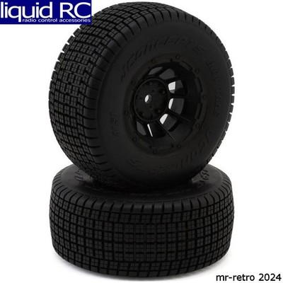 JConcepts 4151-3244 Dirt Trac - Green Compound Pre-Mounted On #3351b Hazard