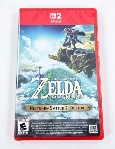 LEGEND OF ZELDA TEARS OF THE KINGDOM NEW SEALED 2025 Nintendo Switch 2 Edition