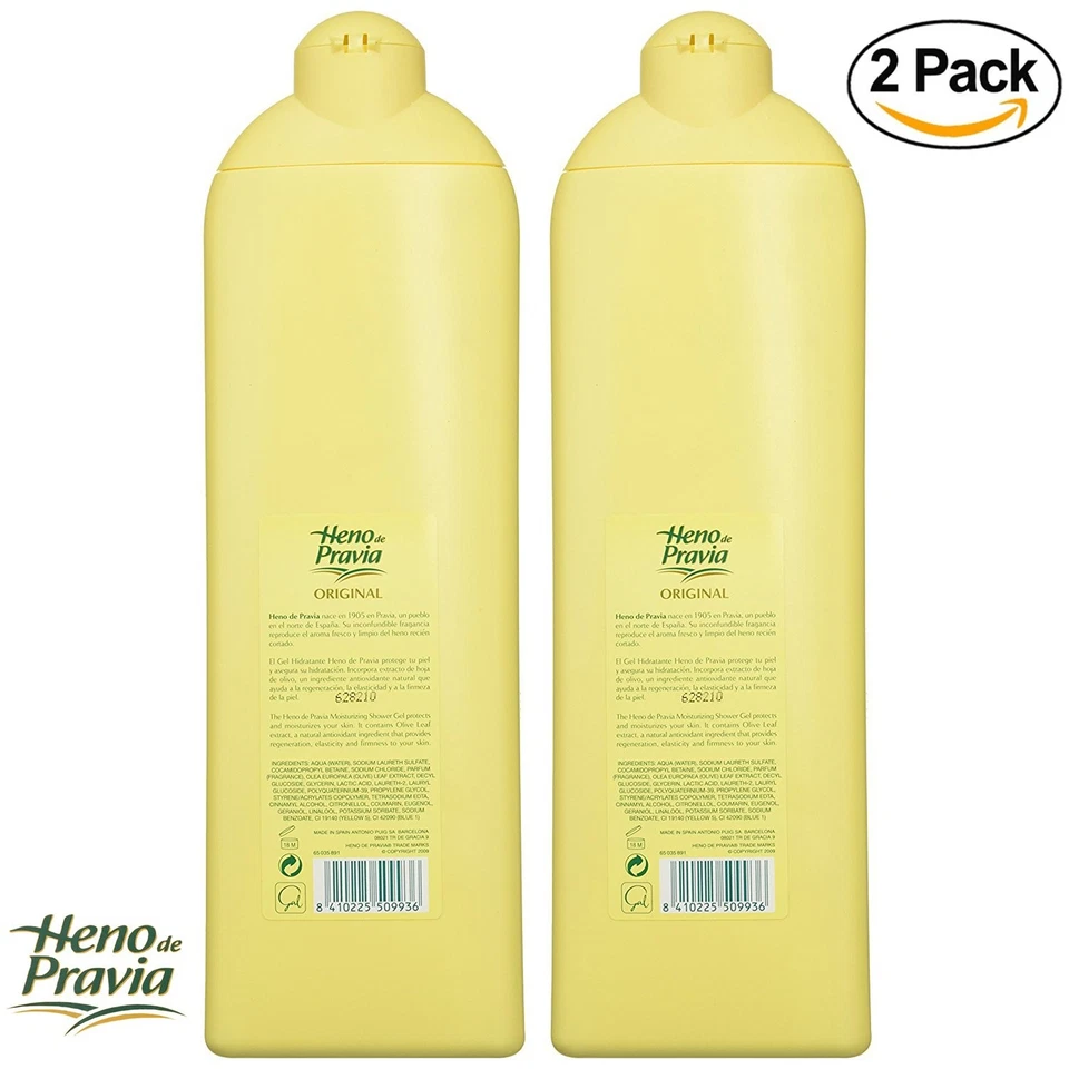 Gel de ducha Heno de Pravia 22,5 OZ PACK 2 Original Foto 4 de 4