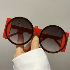 Retro Round Sunglasses UV400 Vintage Festival Hip Hop Beach Eyewear