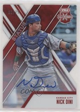 2017 Panini Elite Extra Edition Status Red Die-Cut /75 Nick Dini #87 Auto 3l7