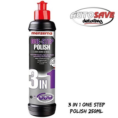 Menzerna - One-Step Polish |3-In-1 |250ml |Polishes, Shines & Protects