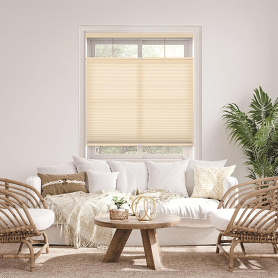 #ad #ad Cordless Light Filtering Cellular Shade 32quot; W x 84quot; H Alabaster $120.99