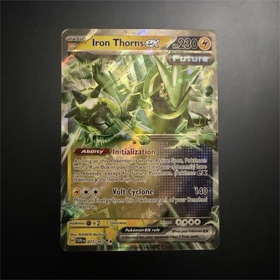 The Pokémon Company Iron Thorns ex 077/167 Sv06 Double Rare Holo Eng 230 HP