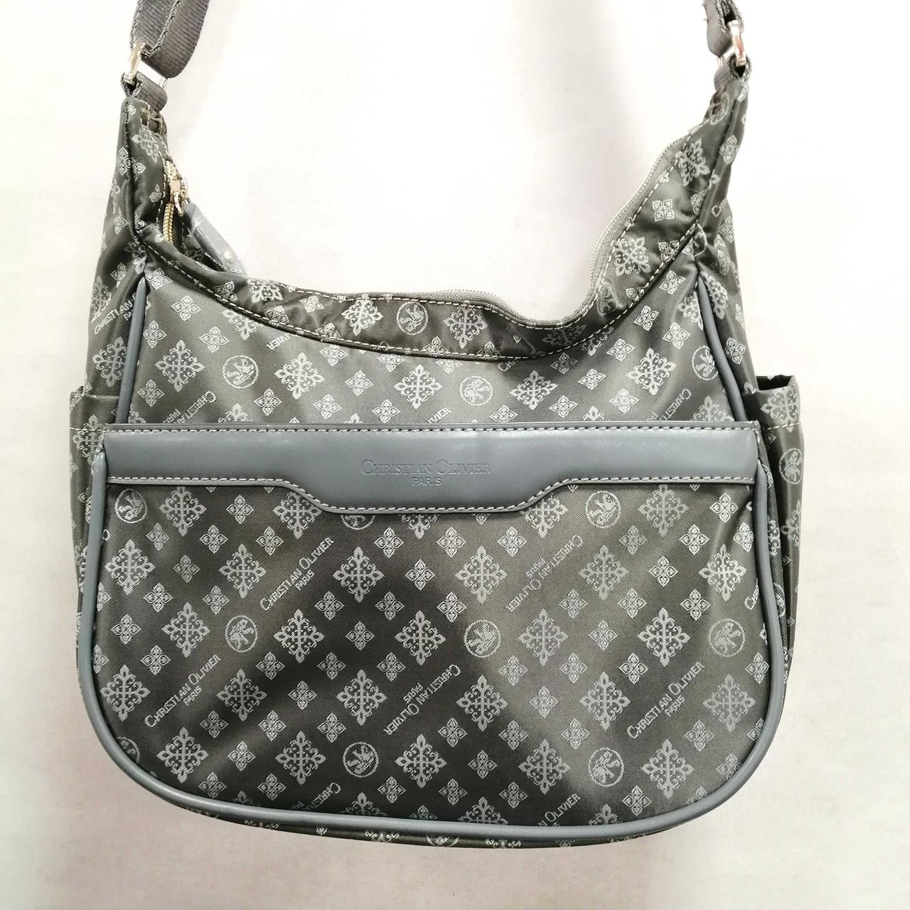 Allover Pattern Shoulder Bag Model Gray CHRISTIAN… - image 1