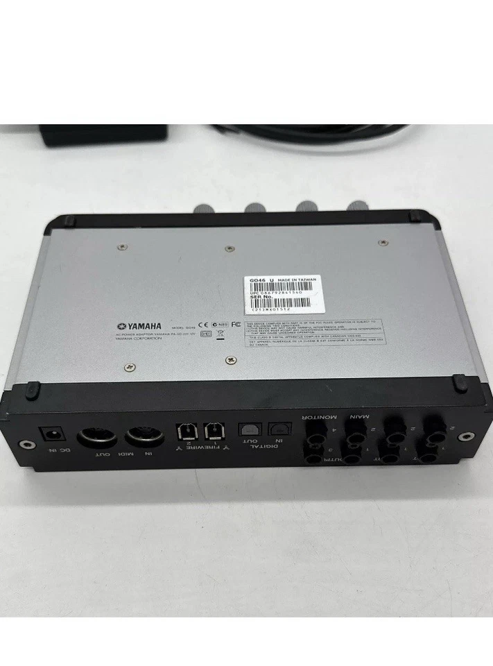 Yamaha GO46 Mobile Firewire Audio Interface XLR & 1/4” Inputs - Image 4 of 4