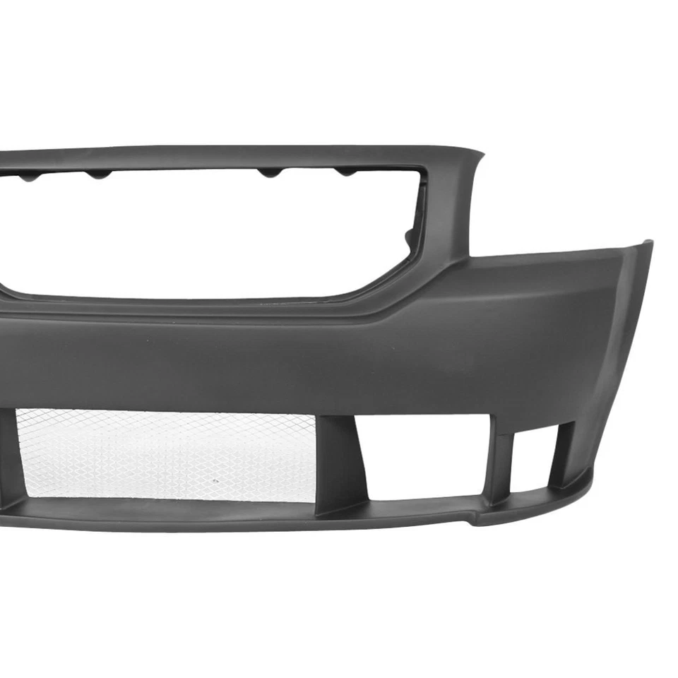 For Dodge Caliber 07-12 GT500 Style Fiberglass Front Bumper Cover Unpainted Foto 4 de 4
