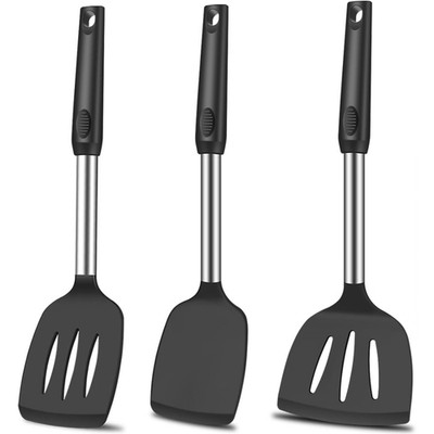 Spatula Set Silicone Spatula Heat Resistant Spatulas For Nonstick Cookware Rubbe