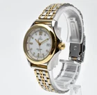 [N MINT] Omega Seamaster 120m Cal.1424 596.1501 18K Gold 28mm Ladies Watch JAPAN