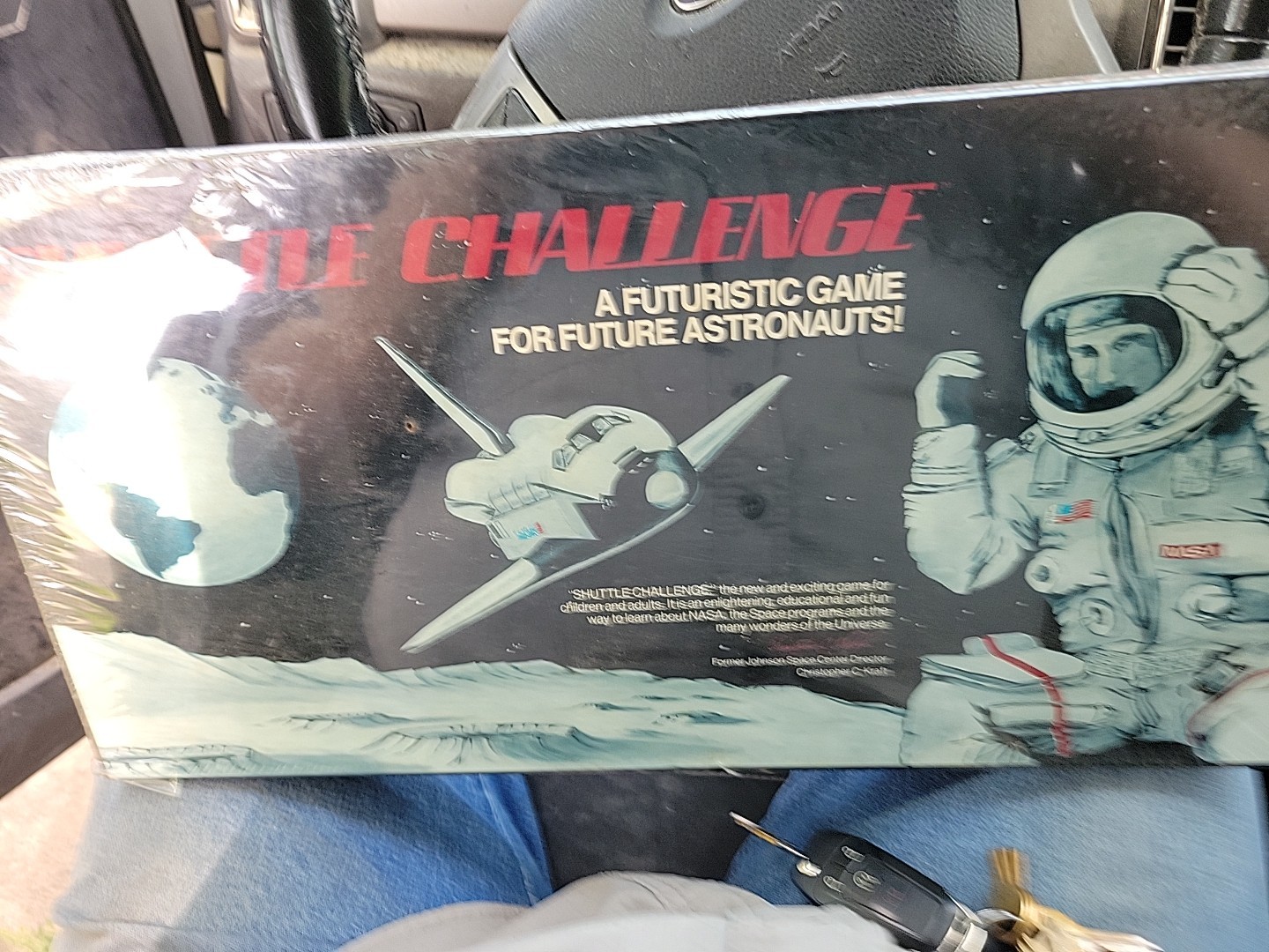 Shuttle Challenge Años 80 NASA Exploración Espacial Juego de Mesa Vintage Edades 8+