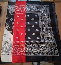 3 Bandanas Set Western 20"X20" New Without Tags