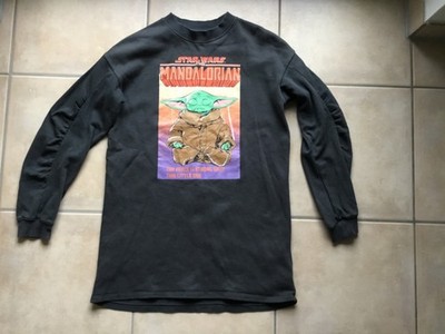 Pullover lang, Star Wars, The Mandalorian, Grogu, H&M, anthrazit, Größe 146/152