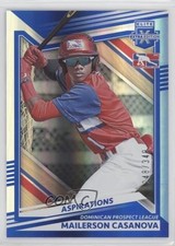 2022 Panini Elite Extra Edition Aspirations Blue 248/349 Mailerson Casanova 0g4