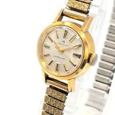 Orologio HAMILTON automatico donna oro tondo Y2K 00S vintage antico funzionante