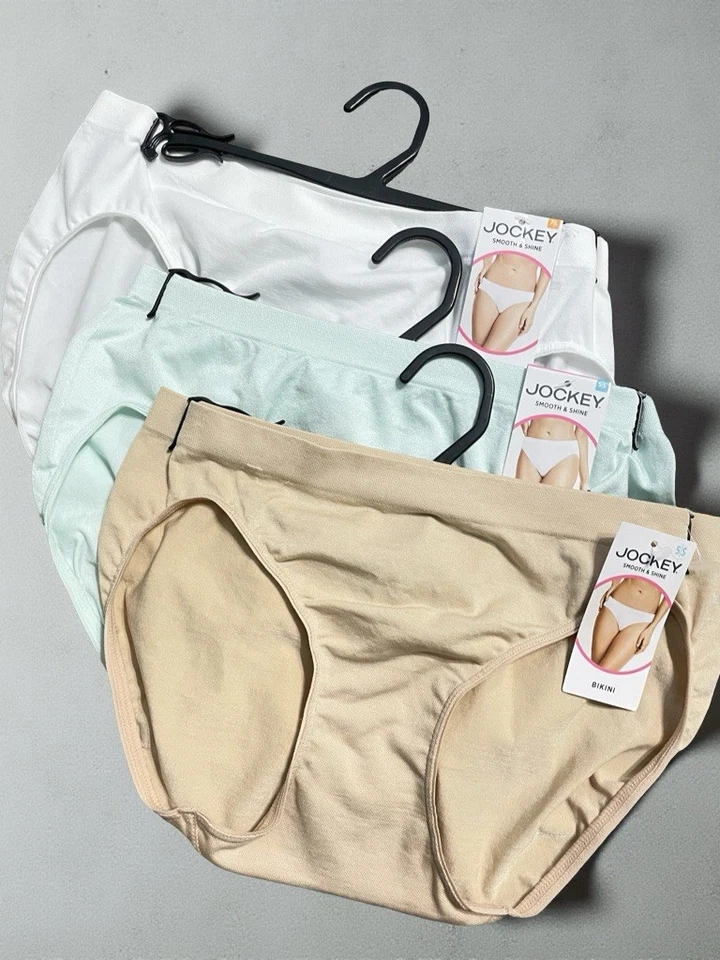 Ropa interior para mujer Jockey suave y brillante sin costuras hipster y bikini nueva Foto 4 de 4