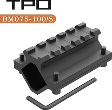 TPO Barrel Mount Picatinny Weaver Rail Clamps for Mount Flashlight, Laser, Bipod